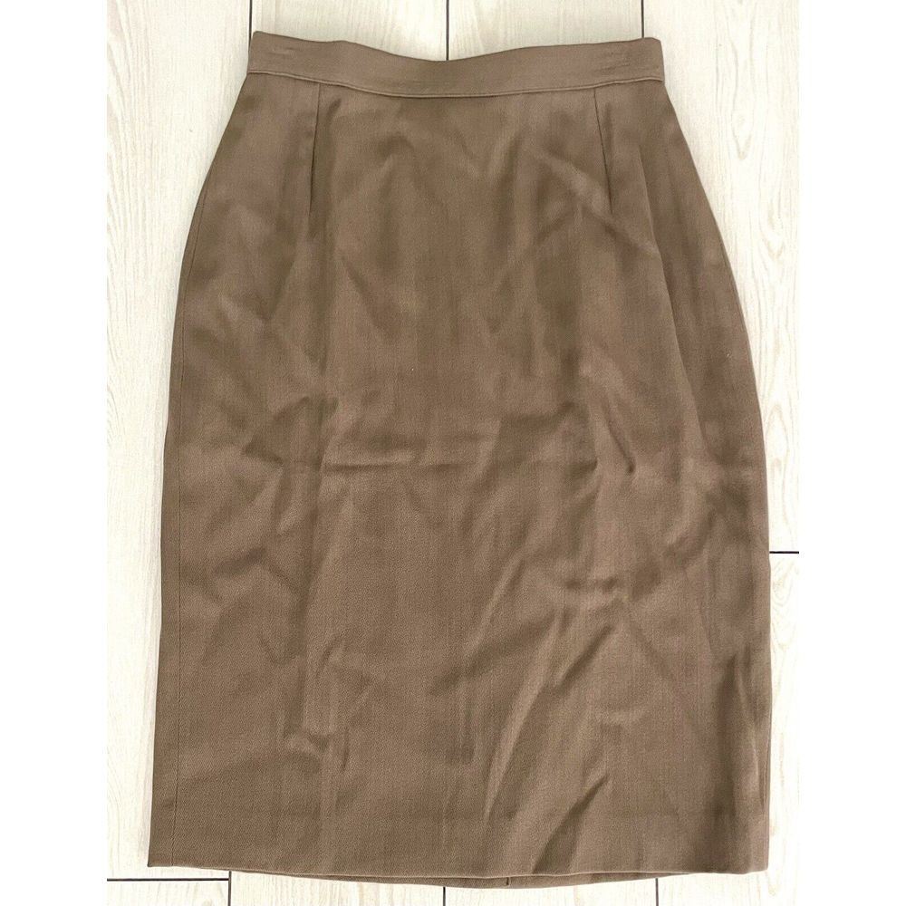 Giorgio Armani Brown Pencil Skirt